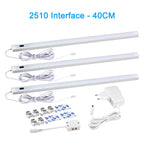 LED Light Under Cabinet Lights For Kitchen Hand Sweep Switch PIR Motion Sensor Closet Wardrobe Lamp 30/40/50cm Led Night Light