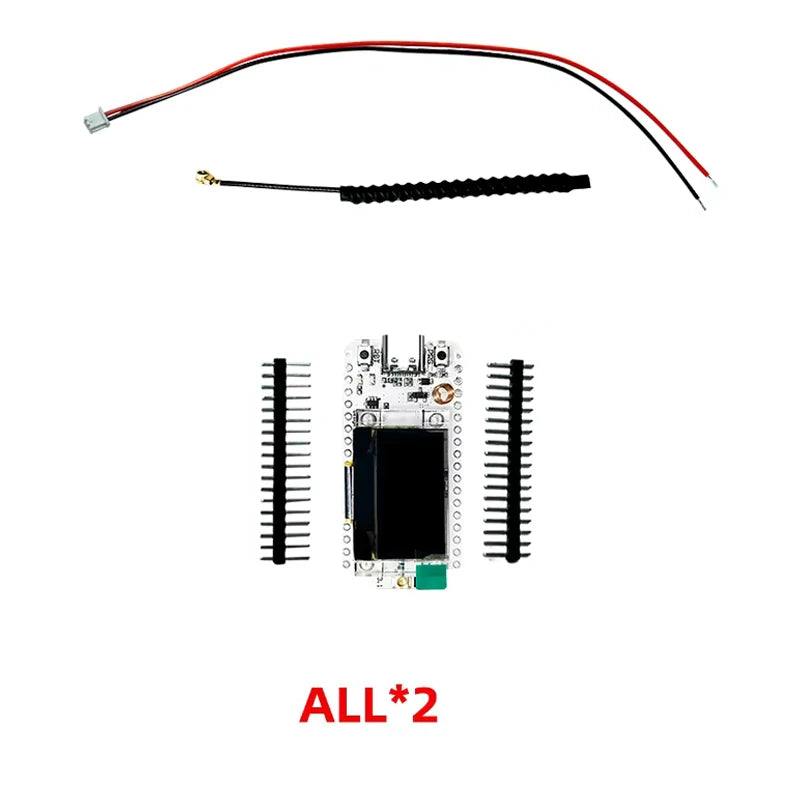 2PCS Heltec WiFi LoRa 32(V3) Dev-board BLE LoRa OLED ESP32-S3FN8 Onboard 0.96-inch 128*64 Dot Matrix OLED Support the Arduino