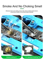 RELIFE F-21 10CC Lead-free and Halogen-free Tin Soldering Paste For PCB Rework Welding Flux Syringe Type Emulsified Solder