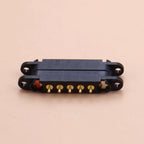 JCD Spring Loaded Male Female 2.5/2.54 MM Pitch 2P 3 4 5 6 7 8 Pole Through Holes PCB BTB Connector 2A DC Magnetic Pogo Pin