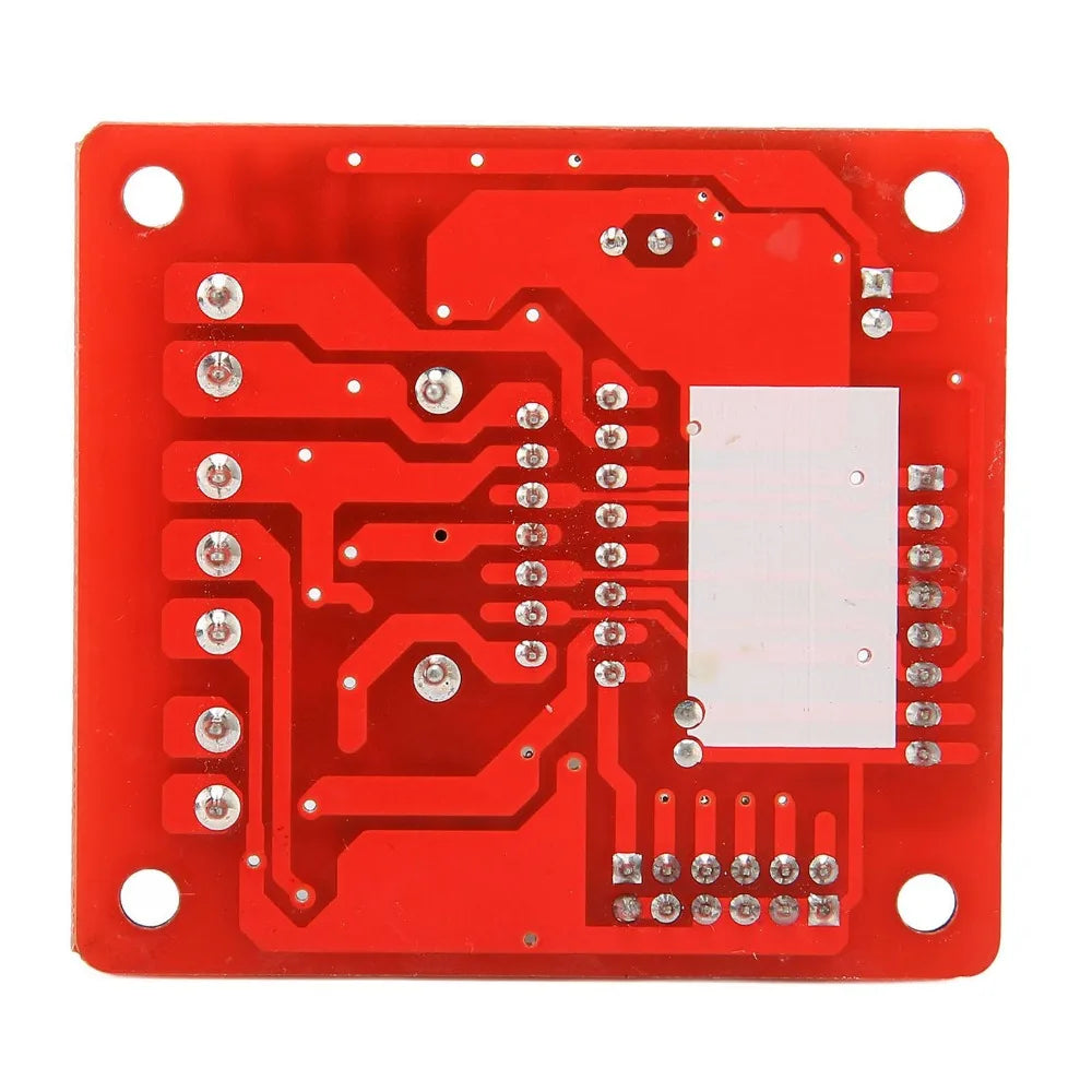 L298N Stepper Motor Driver Module Dual H Bridge 5V-35V DC Motor Controller Board Red Multifunctional DC Stepper Motor Driver