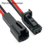 1 Set 2 Pin Car Door Side Light Electrical Connector Female Male Wire Harness Plug for 4B0971832 4E0972575 1-1534113-1 1534155-1