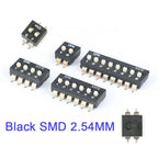 5Pcs Slide Type Switch Module 1 2 3 4 5 7 8 10PIN /1.27/2.54mm Position Way SMD/DIP Pitch Toggle Switch Snap Switch Dial Switch