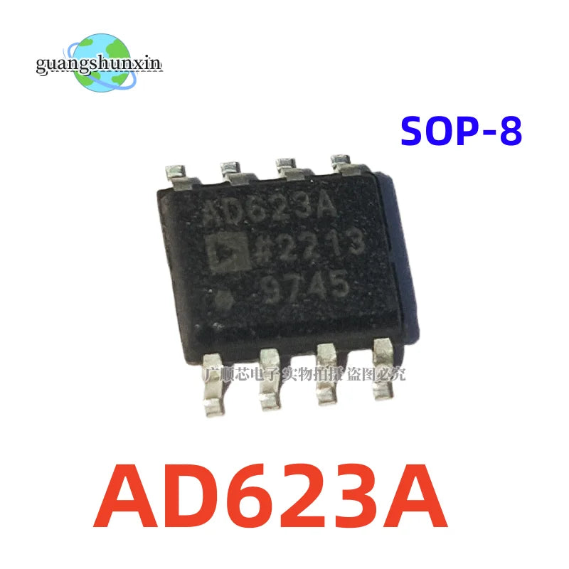 10PCS New genuine AD623A AD623AR AD623ARZ AD623 SMD SOP-8 amplifier