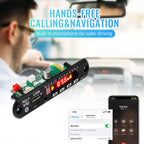 50W Amplifier MP3 Decoder Board DC 6V 18V Bluetooth 5.0 Car MP3 Player USB Recording Module FM AUX Radio For Speaker Handsfree