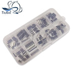 85PCS/lot IC Analog chip kit Box LM358 LM324 JRC4558 NE5532 LM386 TDA2030 TDA2822 LM393 UA741 LM339 Electronic components kit