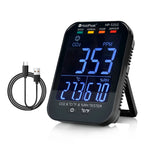 BT-531G CO2 Monitor Air Quality Meter NDIR Sensor 0-10000ppm Temperature Humidity Type-C 2000mAh