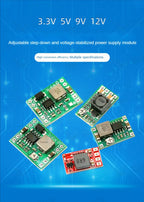 1PCS DC-DC 3A 5A Adjustable Step-down Power Module Board Voltage Stabilizing Aircraft Model MP1584EN 24V 12V 9V To 5V