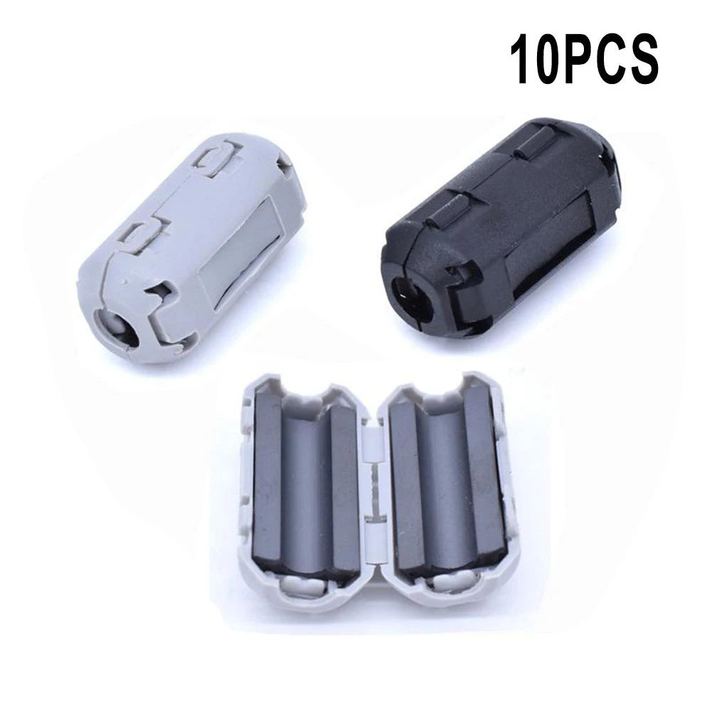 10Pc TDK 3.5/5/7/9/11/13mm Ferrite Core Noise Suppressor Filter Ring Cable Clamp RFI EMI For Audio/Video Cables Power Cord Set