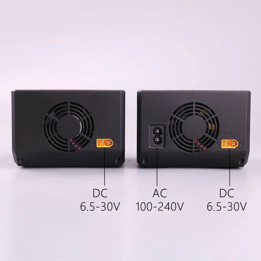 HOTA D6 Pro AC 200W DC 650W 15A*2 Dual Channel Lipo Charger Support Power Distribution 1-6S Battery Charger for RC Models Parts