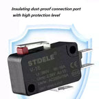 V-16 series micro-motion button limit travel switch with 3 pins, suitable for coffee machine and other small household appliance