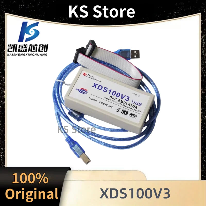 XDS100V3 emulator TI DSP JTAG Debugger Replace xds100v2 Programmer for TI TMS320 ARM9 A8 download lineUSB2.0support ccs5/6/10/12
