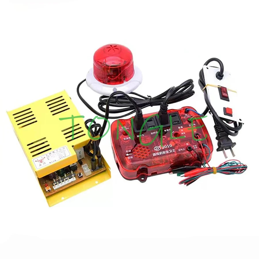 Anti-Theft Security Guards for Games Motherboard Machine, Device, Watchdog Electrical Protection, Alarm Light, 110V, 220V