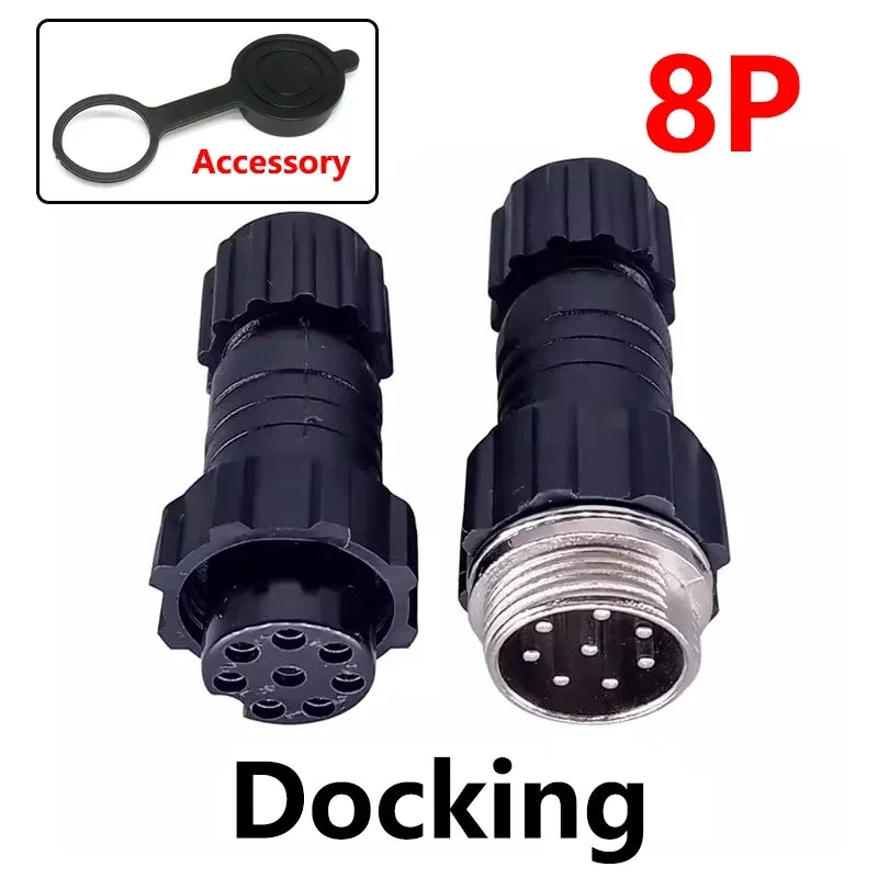 5/10/100Sets GX16 M16 QL16 Plastics 16MM Aviation Plug Male Female Docking Panel Mounted Connector 2/3/4/5/6/7/8/9/10 Pins