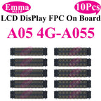 10pcs Connector FPC LCD Screen Motherboard For Samsung A15 A55 A35 A25 A05 A54 A34 A24 A14 A04  Display FPC On Board  78pin