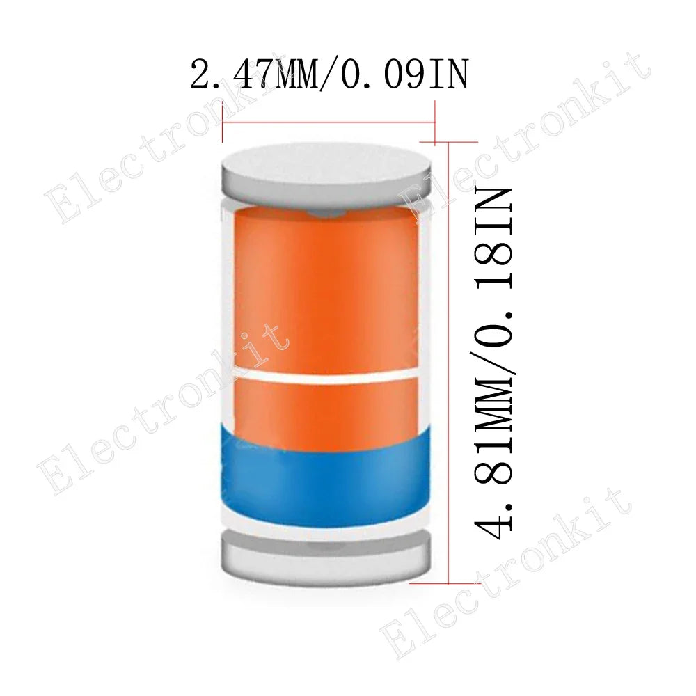 560pcs 28Value LL41 1W SMD Zener Diode Assort kit 3.3V 3.9V 4.3V 5.1V.5V 8.2V 9.1V 10V 12V 13V 15V 18V 22V 24V 30V 33V 39V 43V