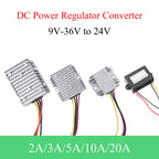 DC 9V-36V to 24V Power Converter 2A 3A 5A 10A 20A Stabilizer Step Up/Down Voltage Automotive Power Supply Moudle For Car