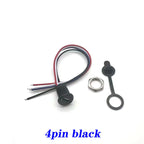 USB 2P/4P/5P/6P Connector Type-C Waterproof with PH 2.0 Nut Locking Plate Female Waterproof High Current Fast Charging Jack Port
