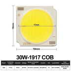10pcs COB LED 3W 5W 7W 10W 12W 15W 18W 30W 36W Neutral Cold Warm White 13mm 20mm 28mm 1919 Chips Lamp SpotLight Downlight DIY