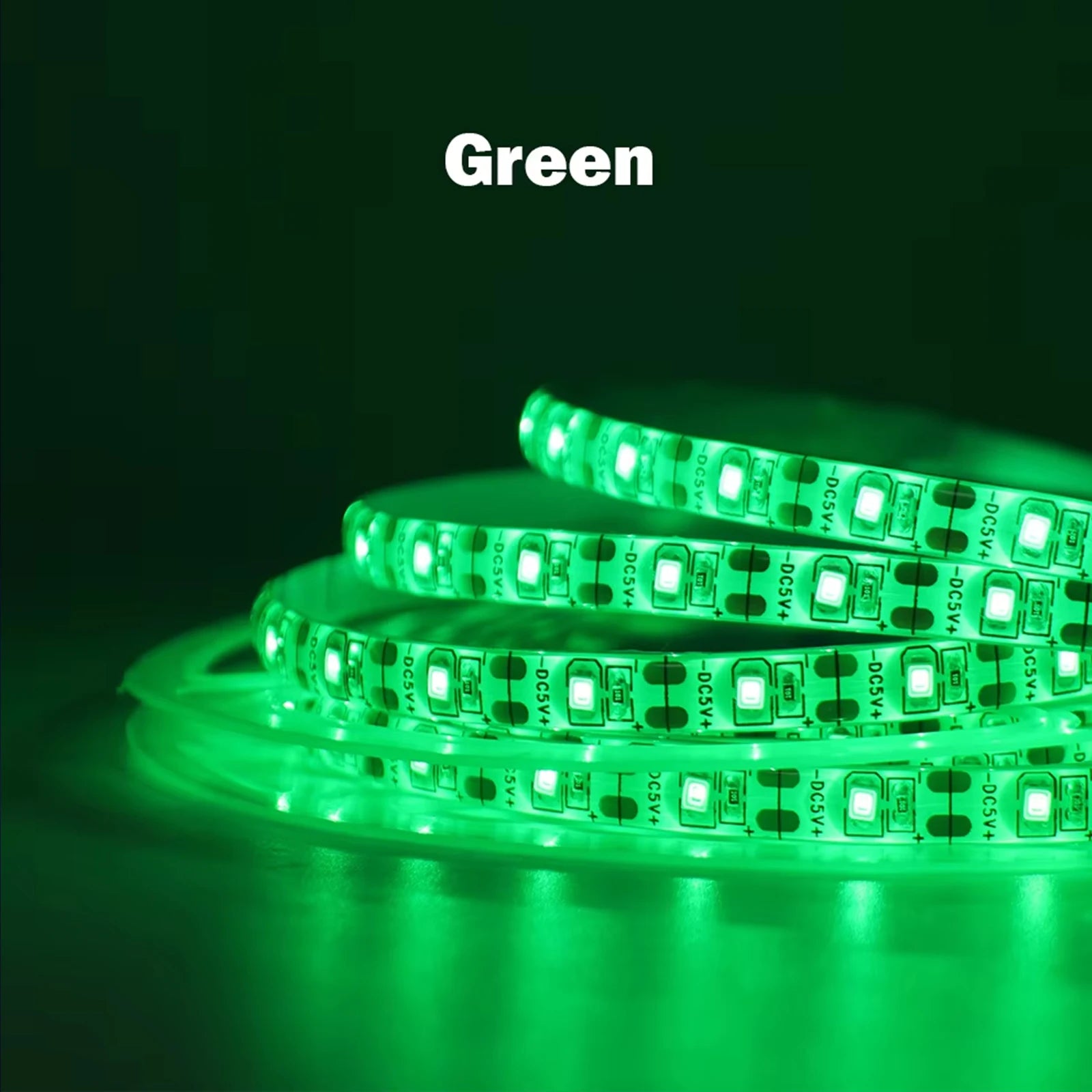 3AA Battery Power LED Strip Lights 2835 5V 60LEDs/M Warm White Red Green Ice Blue IP21/IP65 TV Room Kitchen Home DIY Decor 1M-5M