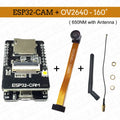 OV2640 ESP32-Cam Set with DVP 24pin Camera 66 120 160 Degree 850nm Night Vision 2MP 2.4 GHz 8MB PSRAM Wireless Bluetooth Module