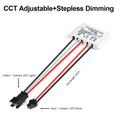 HOT DC12V-24V Dimmable Touch Sensor Switch For Single Color/ CCT Adjustable LED Strip Light Bathroom Mirror Backlight Switch