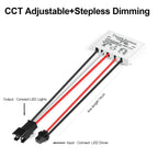 HOT DC12V-24V Dimmable Touch Sensor Switch For Single Color/ CCT Adjustable LED Strip Light Bathroom Mirror Backlight Switch