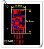 ESP01 / ESP-01S Programmer Adapter,UART ESP-01 High Speed ESP8266 CH340G USB to ESP8266 Serial Wireless Wifi Developent Board