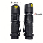 SK68 850nm 940nm IR Torch Led Flashlight 3W/5W Telescopic Zoomable AA Battery Tactical IR Flashlight for Night Vision Security