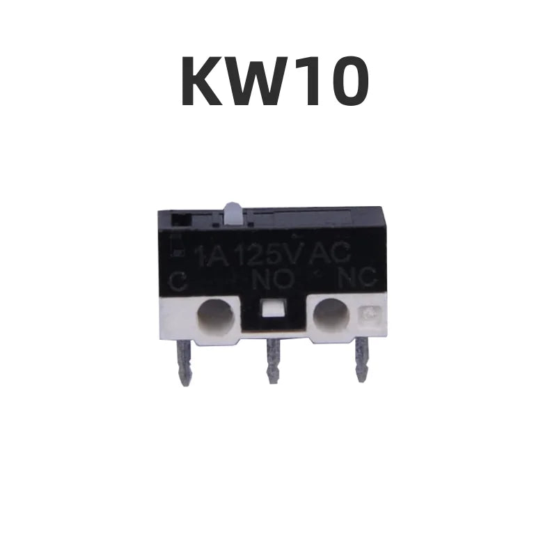 10PCS KW10 Miniature Limit Switches, Mouse Micro Motion 1A, 125/250V Self Resetting Switch