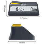 LEAP PQ9917 Chess Clock Digital Chess Timer for Board Game and Chess Timer with Bonus & Delay Count Down up Alarm Black/Orange