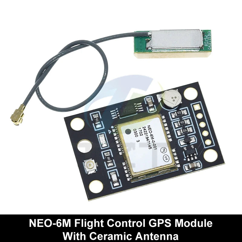GREATZT 1PCS GY-NEO6MV2 new NEO-6M GPS Module NEO6MV2 with Flight Control EEPROM MWC APM2.5 large antenna for arduino