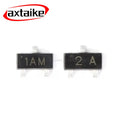 3000PCS 2N3904 2N3906 MMBT3904 MMBT3906 1AM 2A SOT23 SMD Transistors NPN PNP 40V 200mA MMBT3904LT1G MMBT3906LT1G LMBT3906