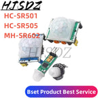 5PCS/LOT HC-SR501 HC-SR505 MH-SR602 Adjust IR Pyroelectric Infrared Mini PIR Human Sensor Detector Module Bracket