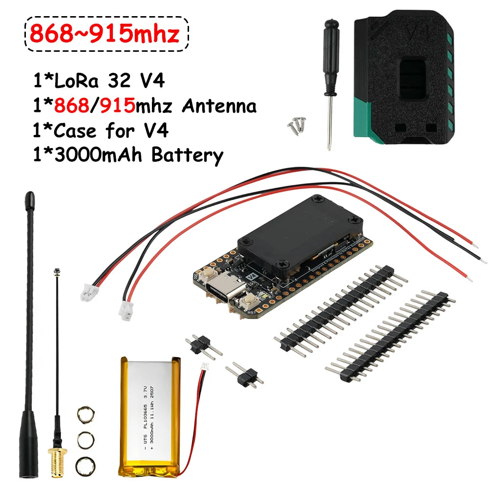 Heltec WiFi LoRa 32 V4 Development Board OLED Display ESP32-S3 SX1262 Chip WiFi BLE Low Power for Meshtastic IoT Devices Arduino