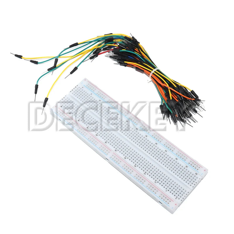 MB-102 Breadboard 400 830 Points Solderless PCB Bread Board Jumper Wire Cable Prototype Board DIY for Arduino Kit