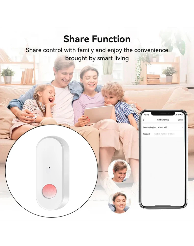 Zigbee Motion Sensor PIR Infrared Human Motion Detector Smart Life Home Security Anti-Theft Alarm Work With Tuya Zigbee Gateway