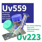MECHANIC UV223/UV559 Lead-Free Solder Paste Flux NO-Clean Soldering Grease for BGA PCB SMD Welding Fluxes phone Repair Tools