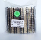 10pcs 2.54mm Straight 2X40p L15/17/19/21/25/27/30/35/40mm Gold-plated Double Row Double Plastic PCB Board Spacer Male Pin Header