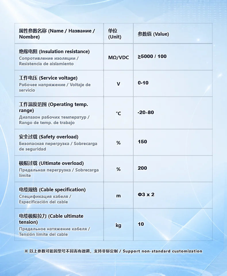 Stainless Steel Micro Pull Rod Load Cell, Wear-Resistant, Accurate Measurement, Customizable from 5kg to 500kg, Anti-Corrosion
