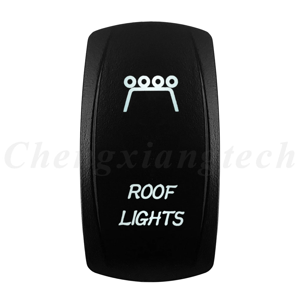 Marine 12V 24V White Led On Off Rocker Switch 5Pin SPST Momentary Switch DPDT ON OFF ON 3-Way for Car Boat Carling 4X4 Narva