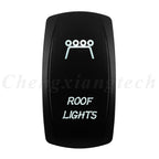 Marine 12V 24V White Led On Off Rocker Switch 5Pin SPST Momentary Switch DPDT ON OFF ON 3-Way for Car Boat Carling 4X4 Narva