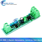 PC817 1 2 4 8 Channel Optocoupler Isolation Board Voltage Converter Adapter Module 3.6-30V Driver Photoelectric Isolated Module