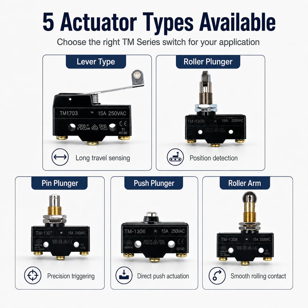 Micro Limit Switch TM-1704 TM-1702 TM-1701 TM-1308 TM-1306 TM-1309 TM-1307