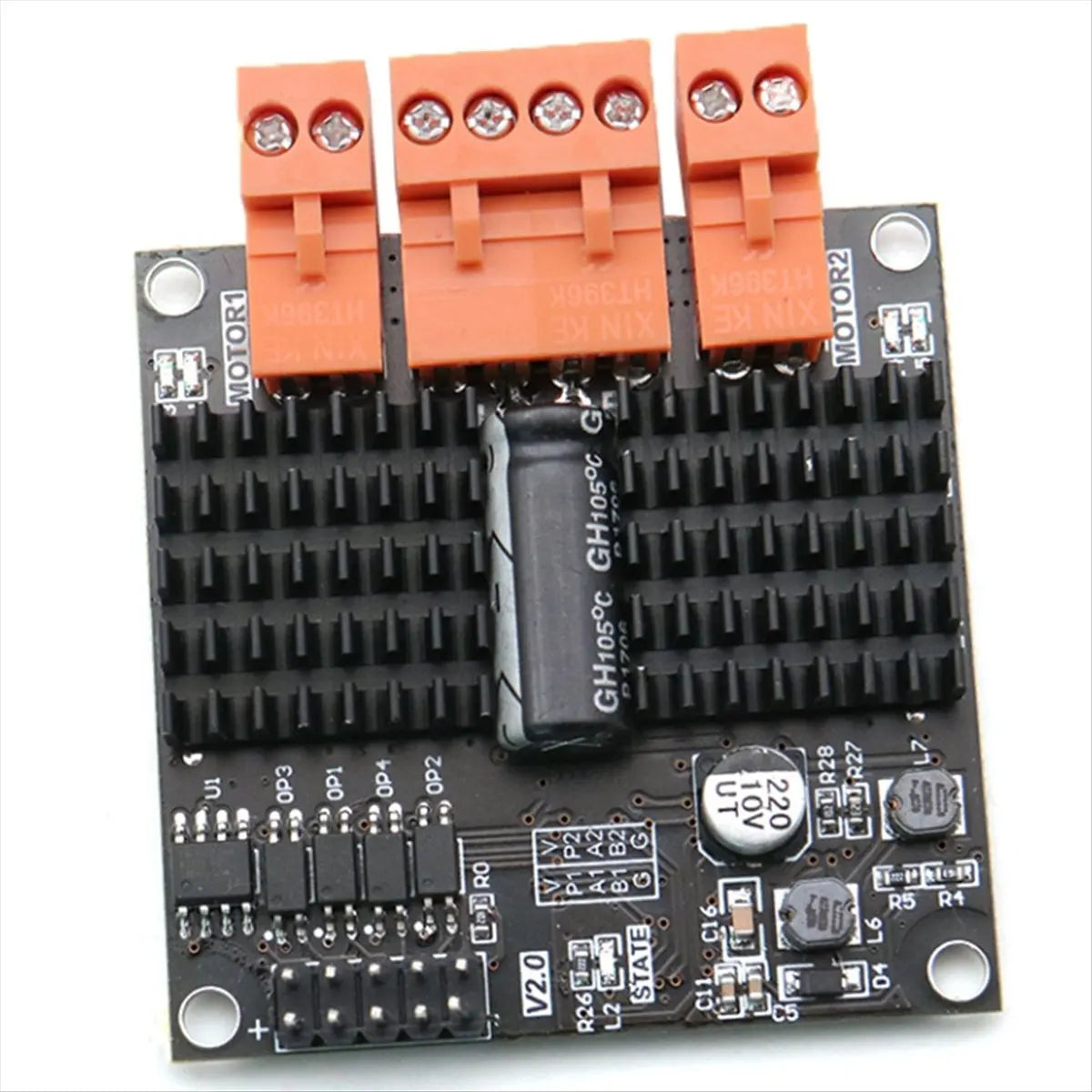 DT60 12V/24V 12A Dual Channel DC Brushed Motor Driver Module H-Bridge PWM Surpasses L298N BTS7960 10A