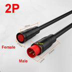 1pair male+female E-bike Line  M8 Signal Speed Sensor Extension Cable 2 3 4 5 6 Pin Electric Bicycle IP65 Waterproof Joint
