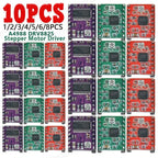 A4988 DRV8825 Stepper Motor Drive Module with Heat Sink Motor Driver Control Extension Shield Module for Ramps 1.4 StepStick