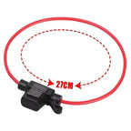 12V 30A with Fuses Blade Wire Cutoff Switch Socket Automotive Fuse Socket Car Mini Blade Fuse Holder Splash-proof Box