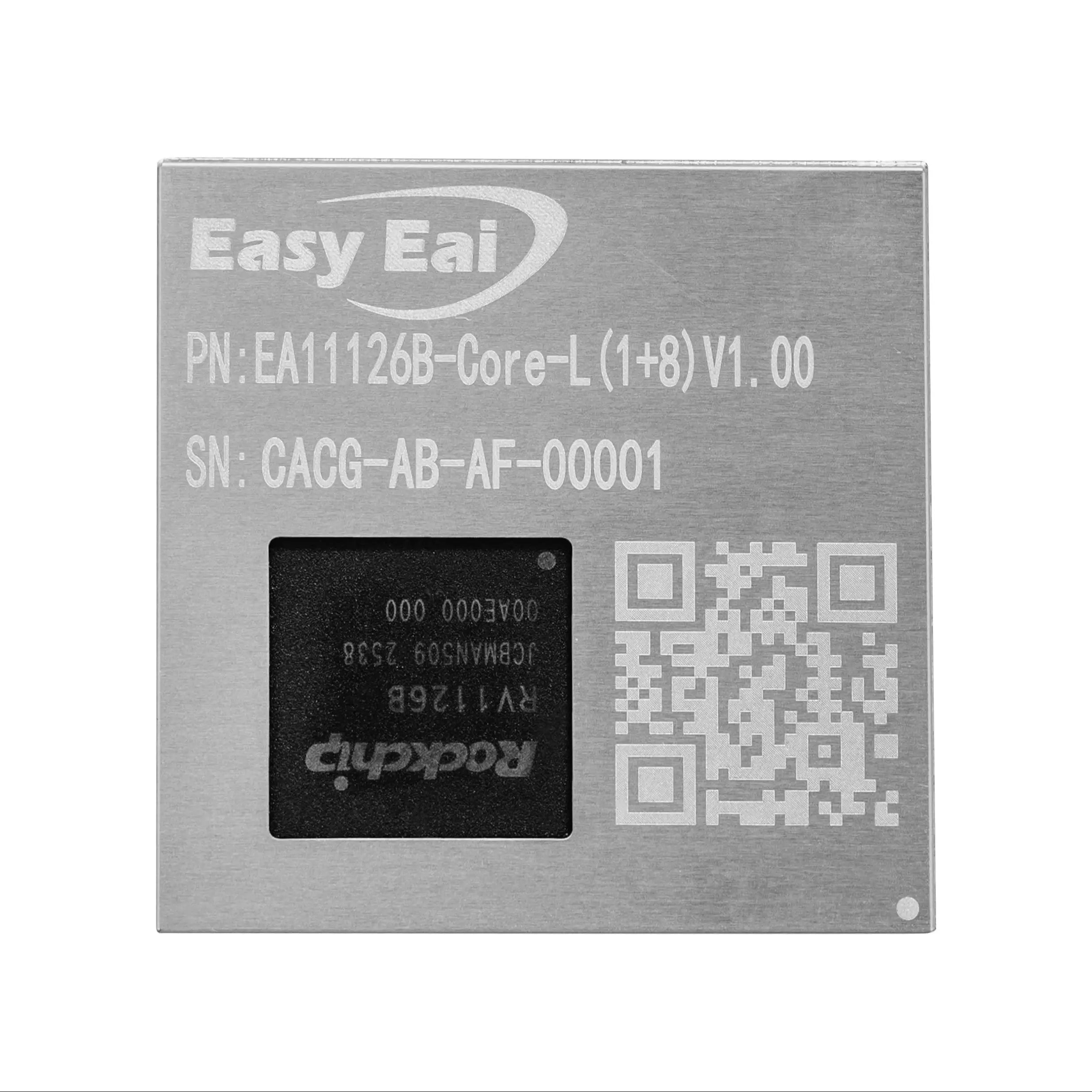 3 TOPS NPU AI Core Module, EASY EAI PI2 RV1126B LGA Package Core Board, Quad-Core A53 ARM Processor, 4K Vision Embedded Hardware