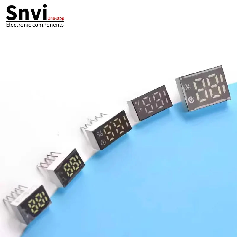188 7-Segment Display, 188 Fast Charging 7-Segment Display, 188% 2.5-Digit 7-Segment Display with Single-Row Pins